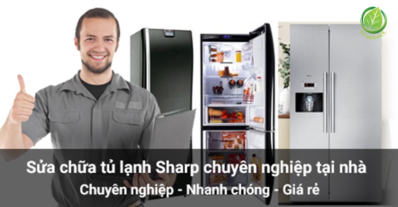 Sửa chữa tủ lạnh Side by Side Sharp